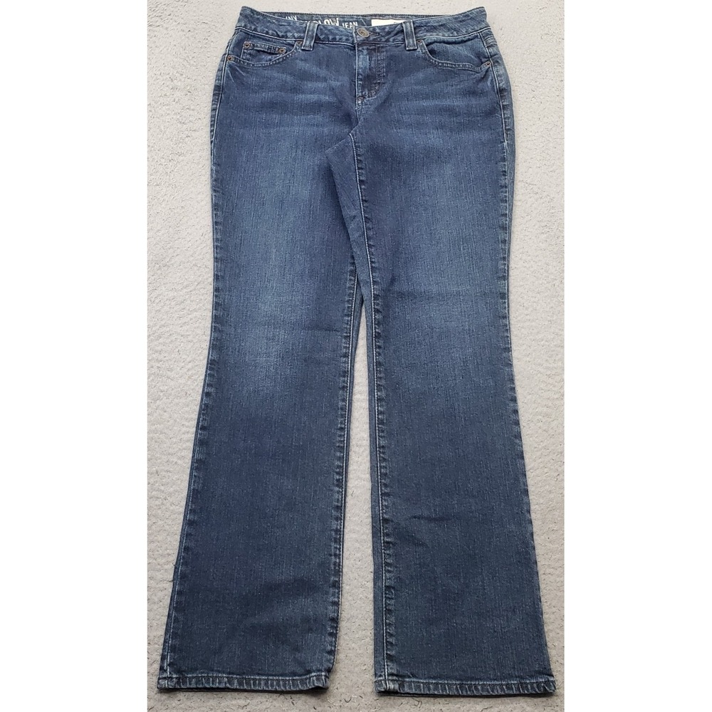 DKNY Ludlow Jeans Womens 6R/R Blue Denim Bootcut Leg Stretch 5-Pocket Zip Fly